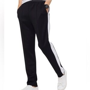 Men's MICHAEL KORS  Contrast Stripe Scuba Track Pant Sz L